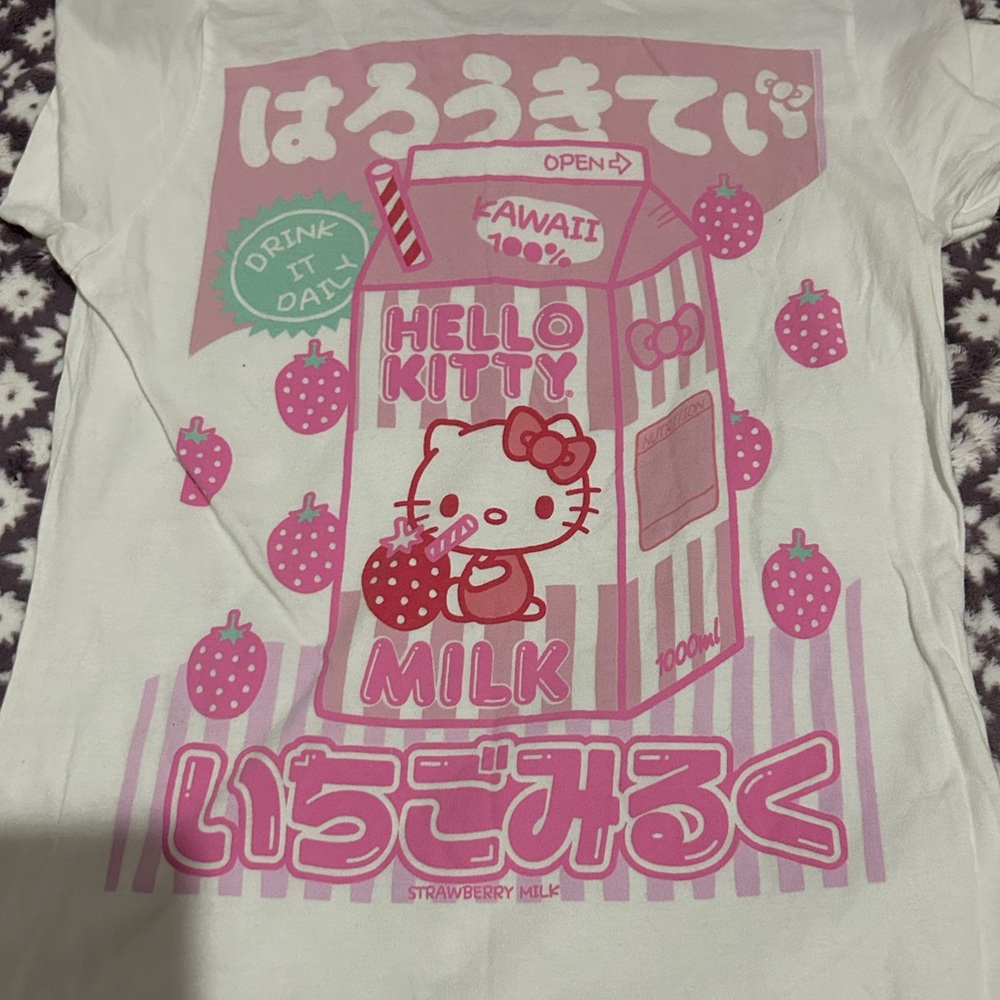 Hello kitty “milk” tshirt